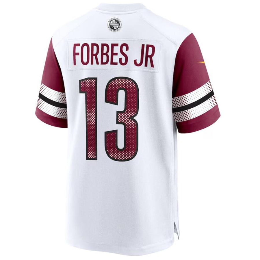 W.Commanders #13 Emmanuel Forbes Player White Game Stitched Football Jerseys