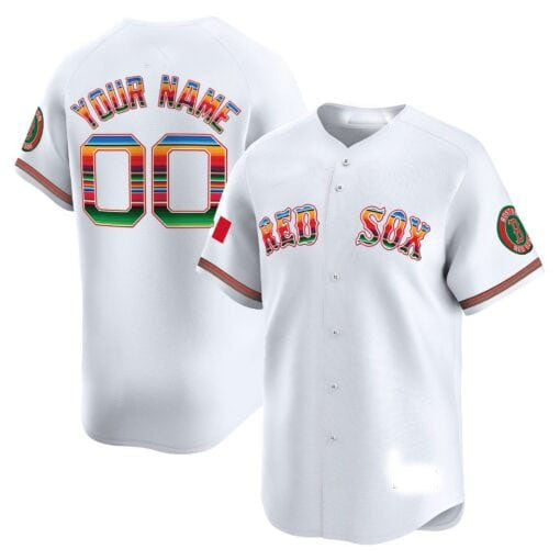Custom B.Red Sox Mexico Vapor Premier Limited篓C All Stitched Baseball Jerseys