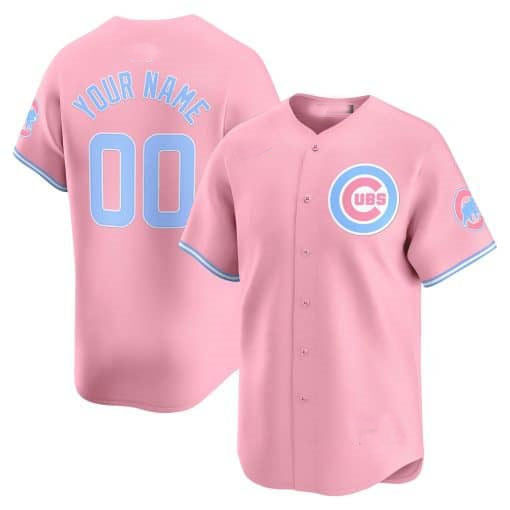 Custom C.Cubs Bubblegum Pink Vapor Premier Limited篓C Stitched Baseball Jerseys