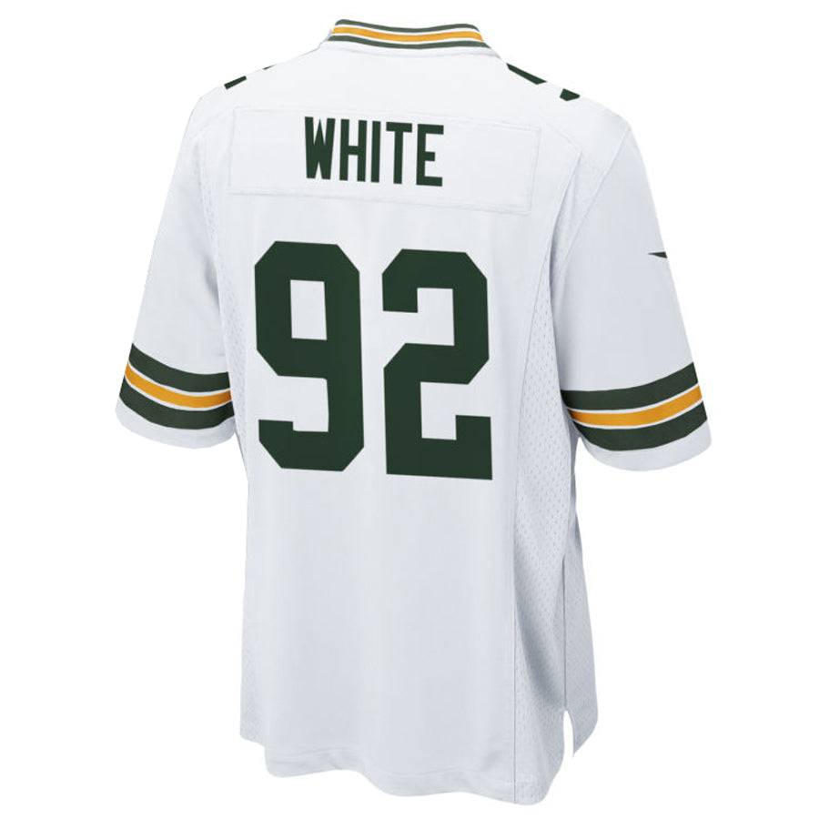 GB.Packers #92 Reggie White Player White Home Game Football Jerseys拢篓赂卤卤戮拢漏