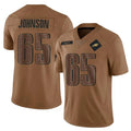 P.Eagles #65 Lane Johnson Player Brown Salute To Service Limited Football Jerseys