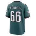 P.Eagles #66 Drew Kendall Player Midnight Green Home Game Football Jerseys